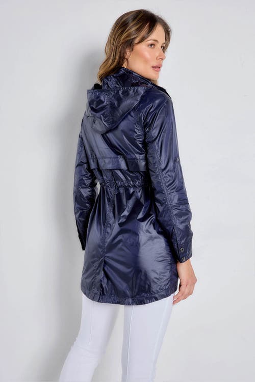 Shop Anatomie Ramona Windbreaker Jacket In Navy