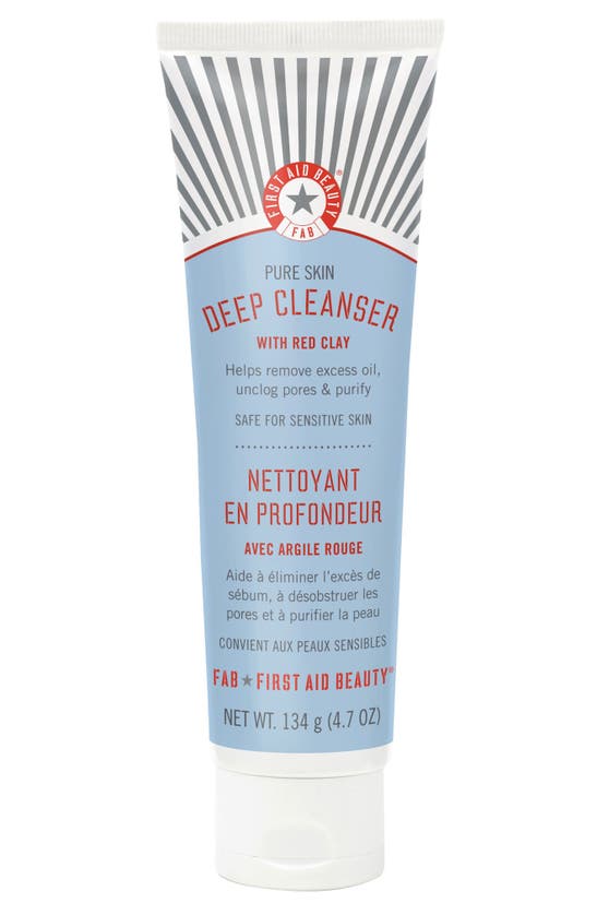 FIRST AID BEAUTY PURE SKIN DEEP CLEANSER WITH RED CLAY, 4.7 oz,36238