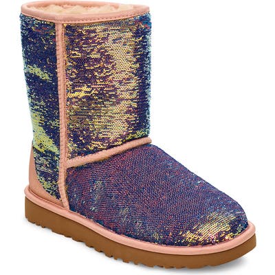 UGG Classic Cosmos Sequin Short Boot, Pink