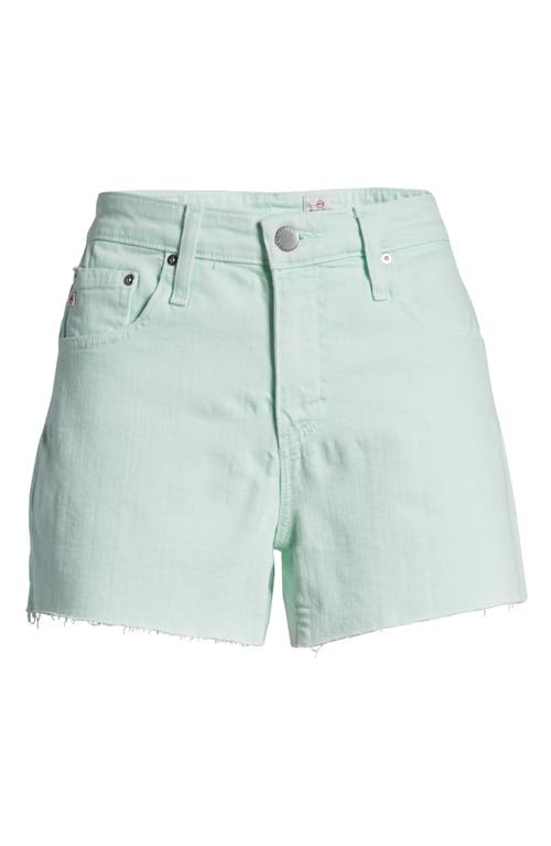Ag Hailey Cutoff Shorts In Sulfur X Mint Sapphire