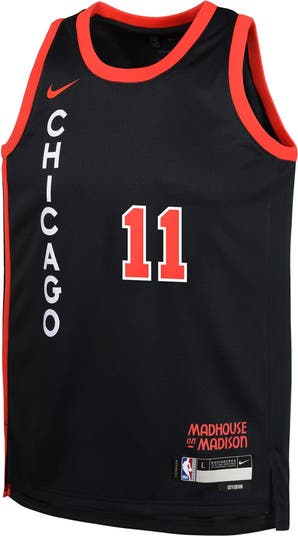 Youth Nike DeMar DeRozan Black Chicago Bulls Swingman Replica Jersey City Edition