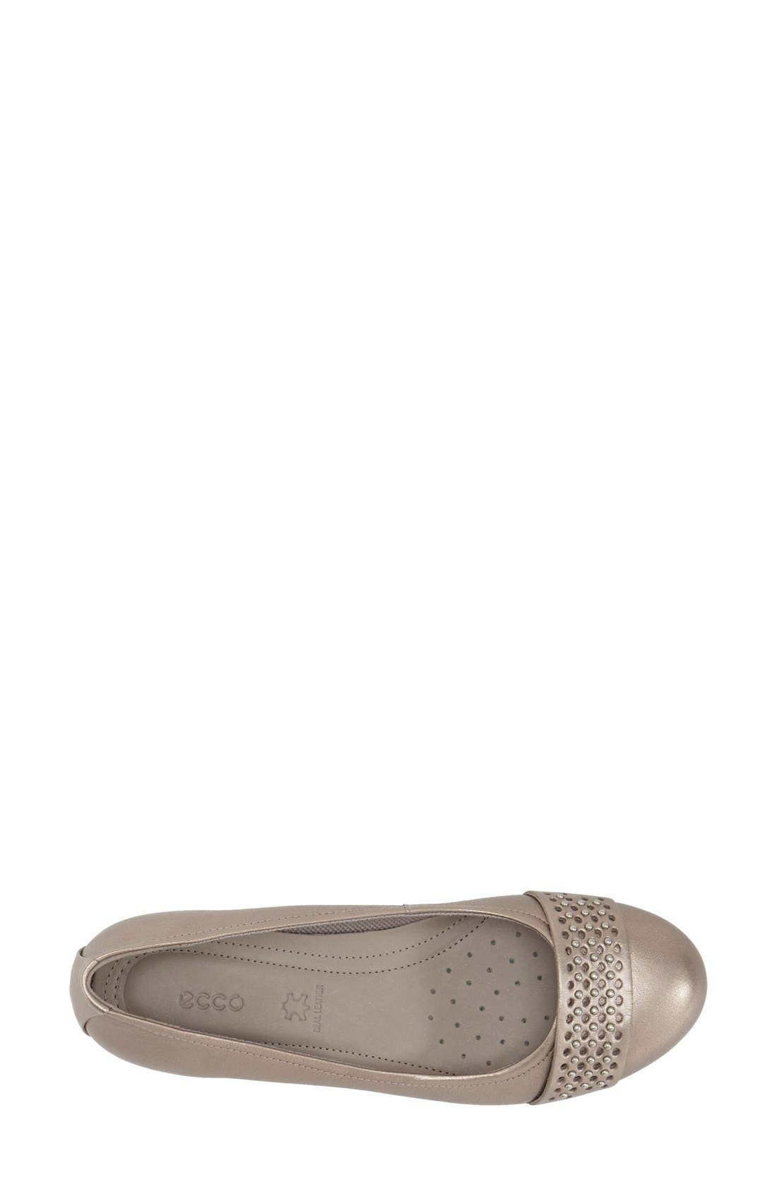 ecco touch ballerina flat
