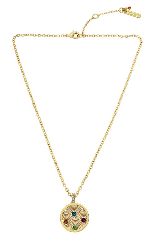 KURT GEIGER KURT GEIGER LONDON SOUTHBANK DISC PENDANT NECKLACE
