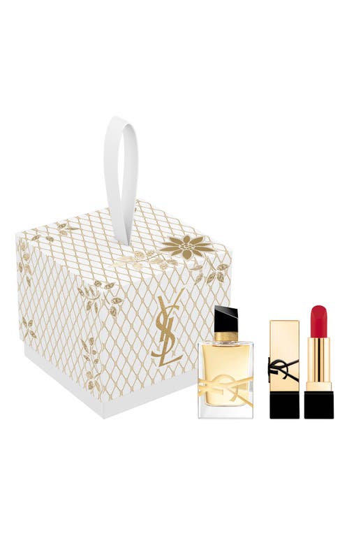 Saint Laurent Yves 2-piece Fragrance & Lipstick Gift Set (limited Edition) $51 Value In No Color