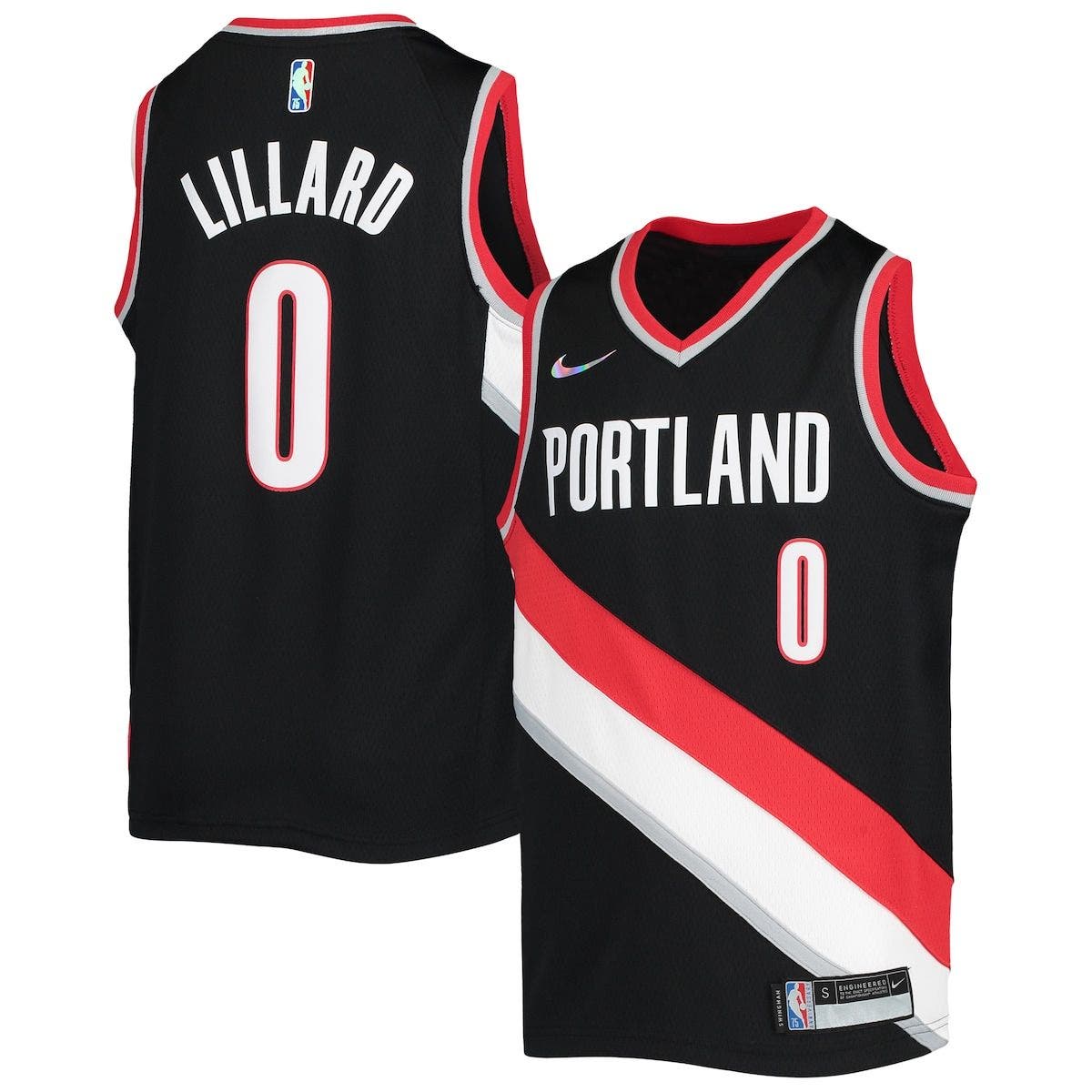 damian lillard black jersey