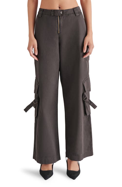Steve Madden Eos Cargo Pants In Black