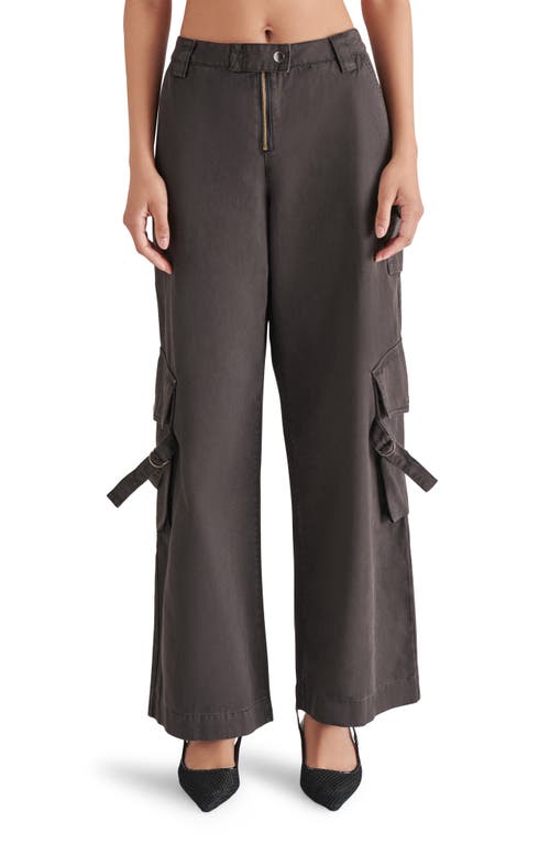 Shop Steve Madden Eos Cargo Pants In Black