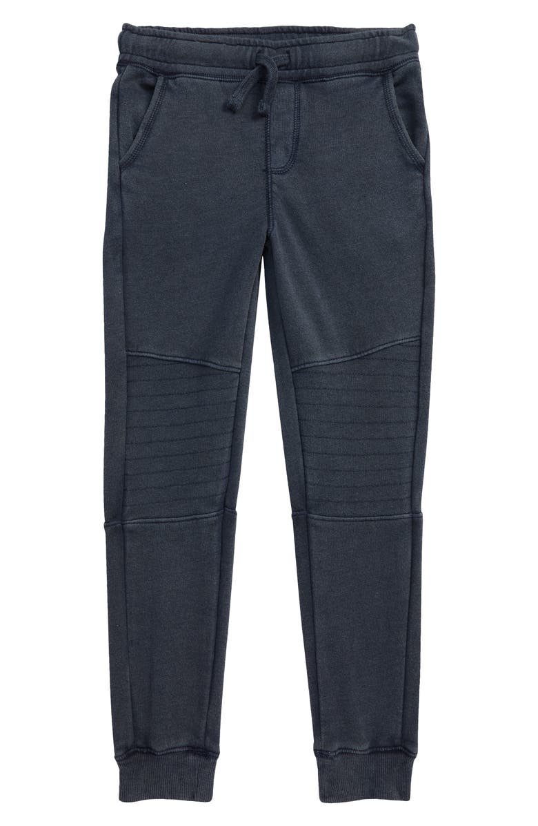 TUCKER + TATE Moto Jogger Pants, Main, color, NAVY CHARCOAL