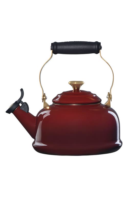 Shop Le Creuset Whistling Tea Kettle In Rhone