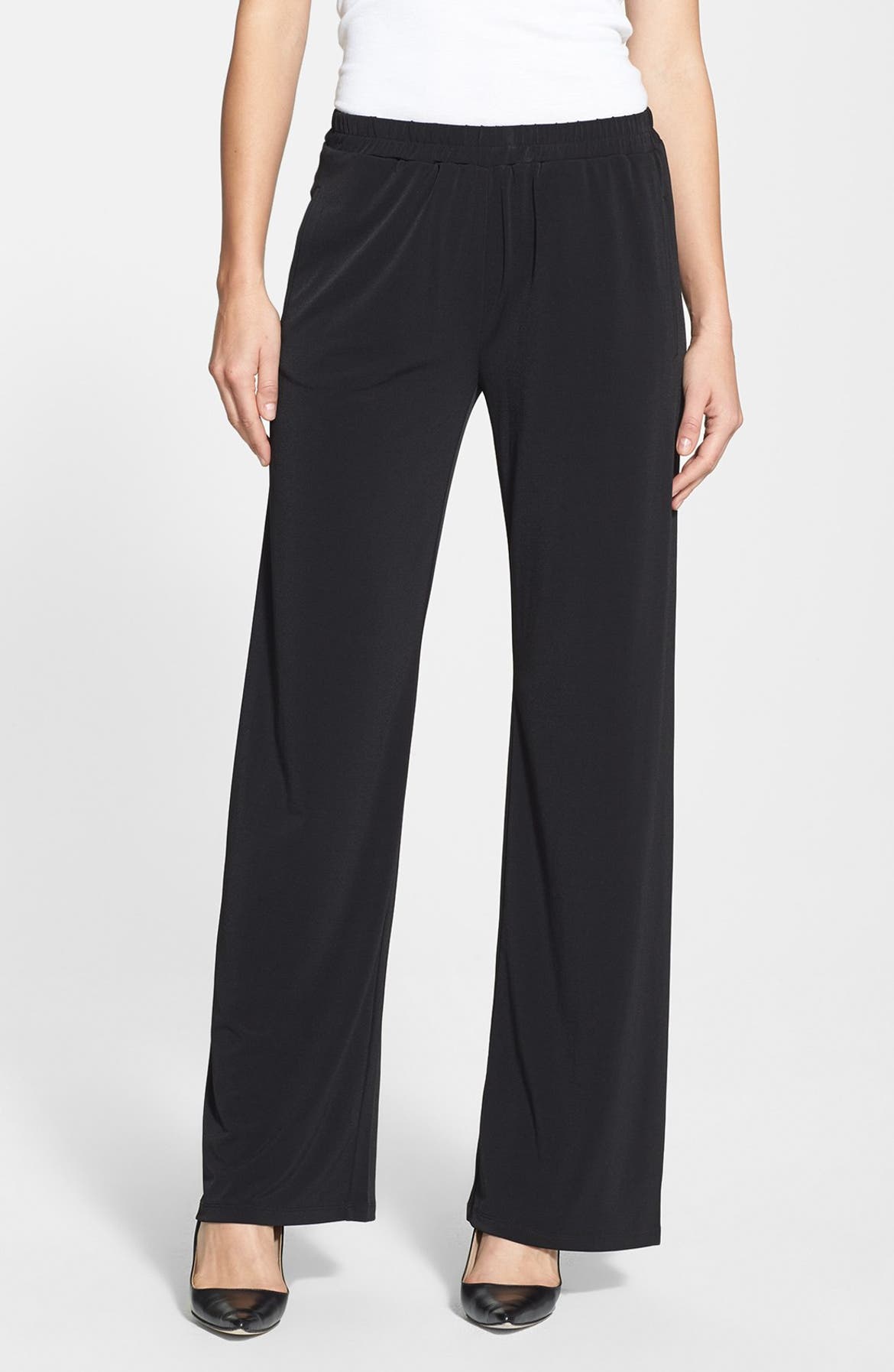 MICHAEL Michael Kors Matte Jersey Wide Leg Pants | Nordstrom