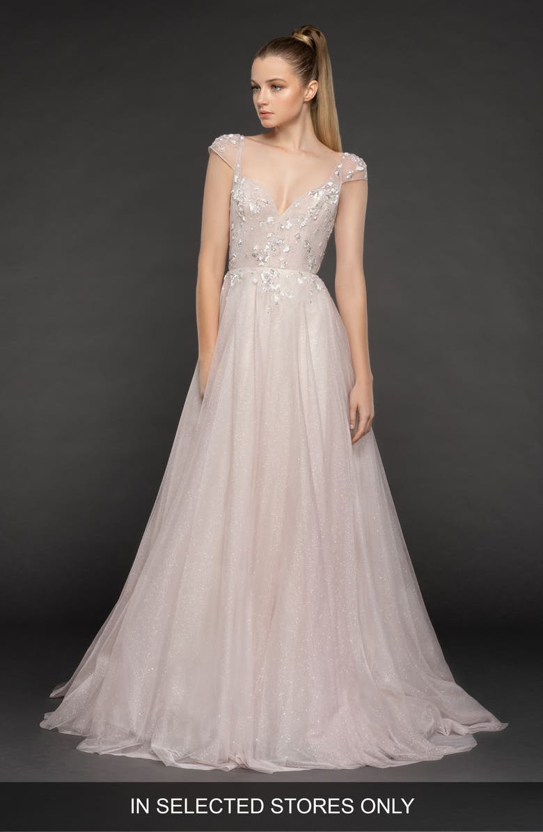Blush by Hayley Paige Amour Tulle A-Line Gown | Nordstrom