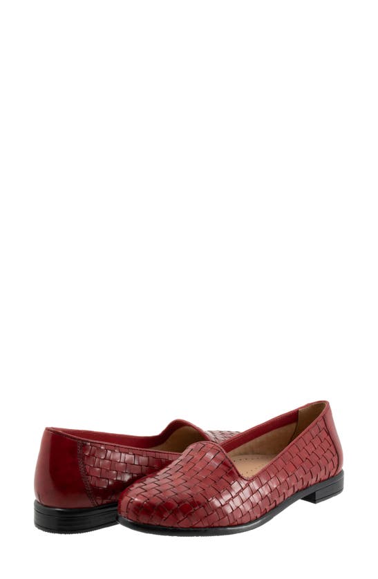 Shop Trotters Liz Slip-on Loafer In Red Calfsk