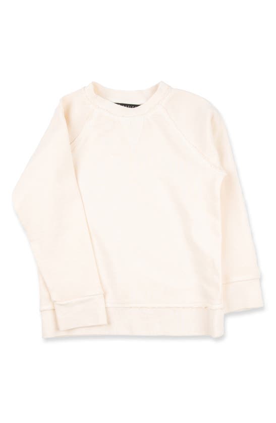 Shop Miki Miette Kids' Iggy Sweatshirt In Cream