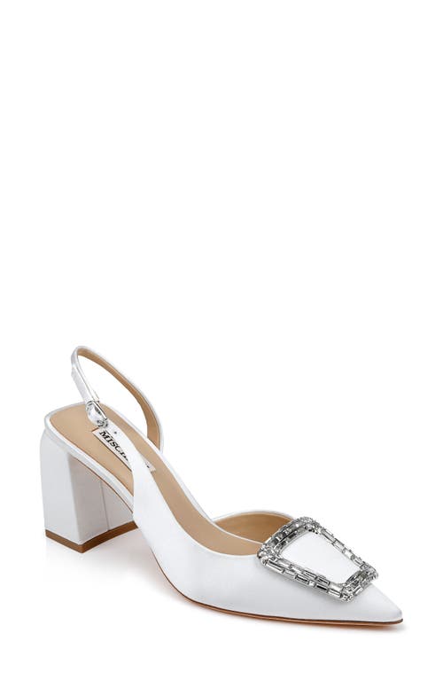 BADGLEY MISCHKA BADGLEY MISCHKA COLLECTION ADALINE SLINGBACK POINTED TOE PUMP 