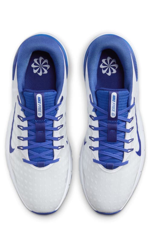 Shop Nike Free Golf Shoe In Game Royal/white/blue