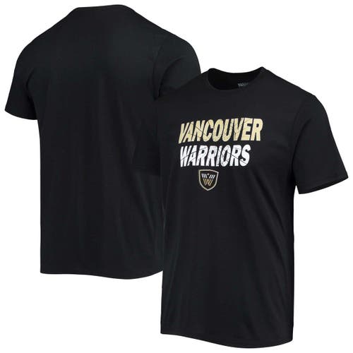 Men's Levelwear Black Vancouver Warriors Team Logo Thrive T-Shirt
