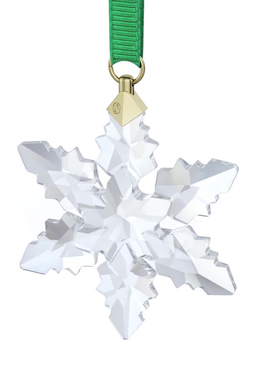 Shop Swarovski 2024 Little Snowflake Crystal Ornament In Clear