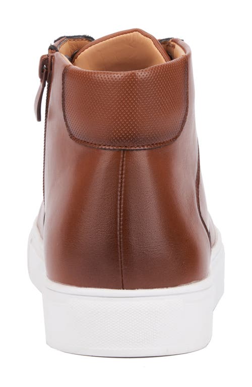 X-ray Footwear Men's Byron High Top Sneakers In Cognac