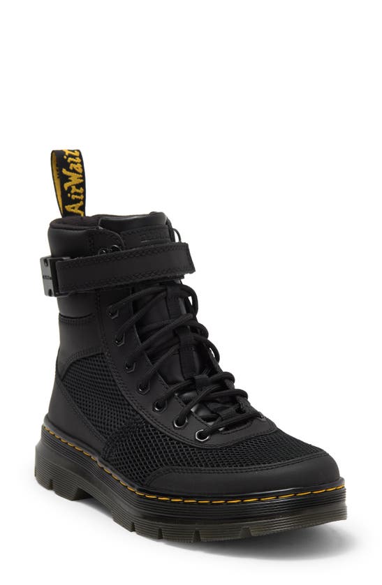 Dr. Martens' Combs Tech Poly Casual Boots In Black