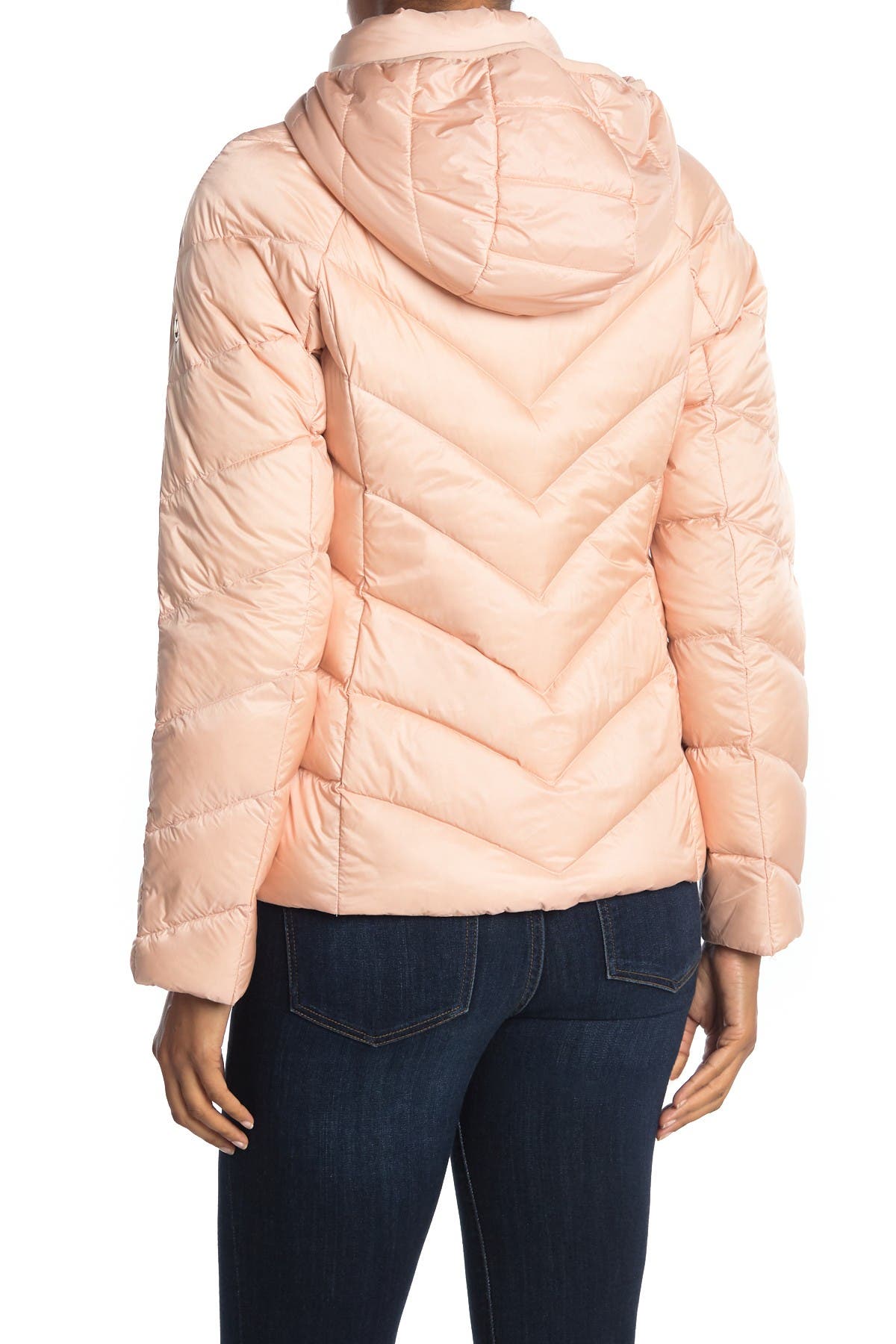 short packable down jacket