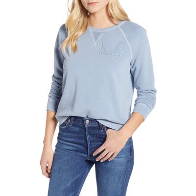 Lucky Brand La Raglan Sweatshirt, Blue