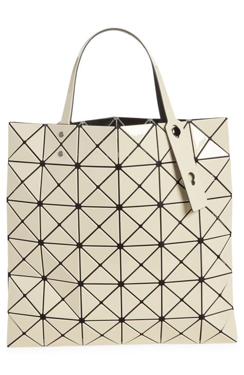 Shop Bao Bao Issey Miyake Lucent Colorblock Tote In Khaki X Light Khaki