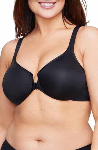 Felina Angie Front Close Minimizer Bra for Women Full Coverage - Reduce  Bust Size, Streamlined Silhouette, Underwire Cup Black at  Women's  Clothing store