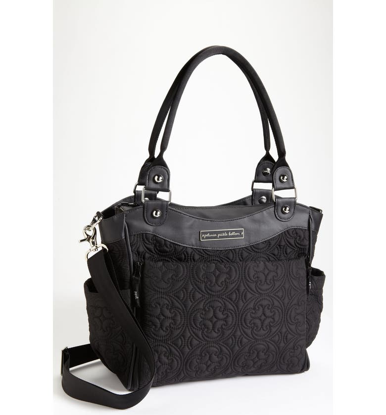 PETUNIA PICKLE BOTTOM 'City Carryall' Embossed Diaper Bag, Main, color, 002