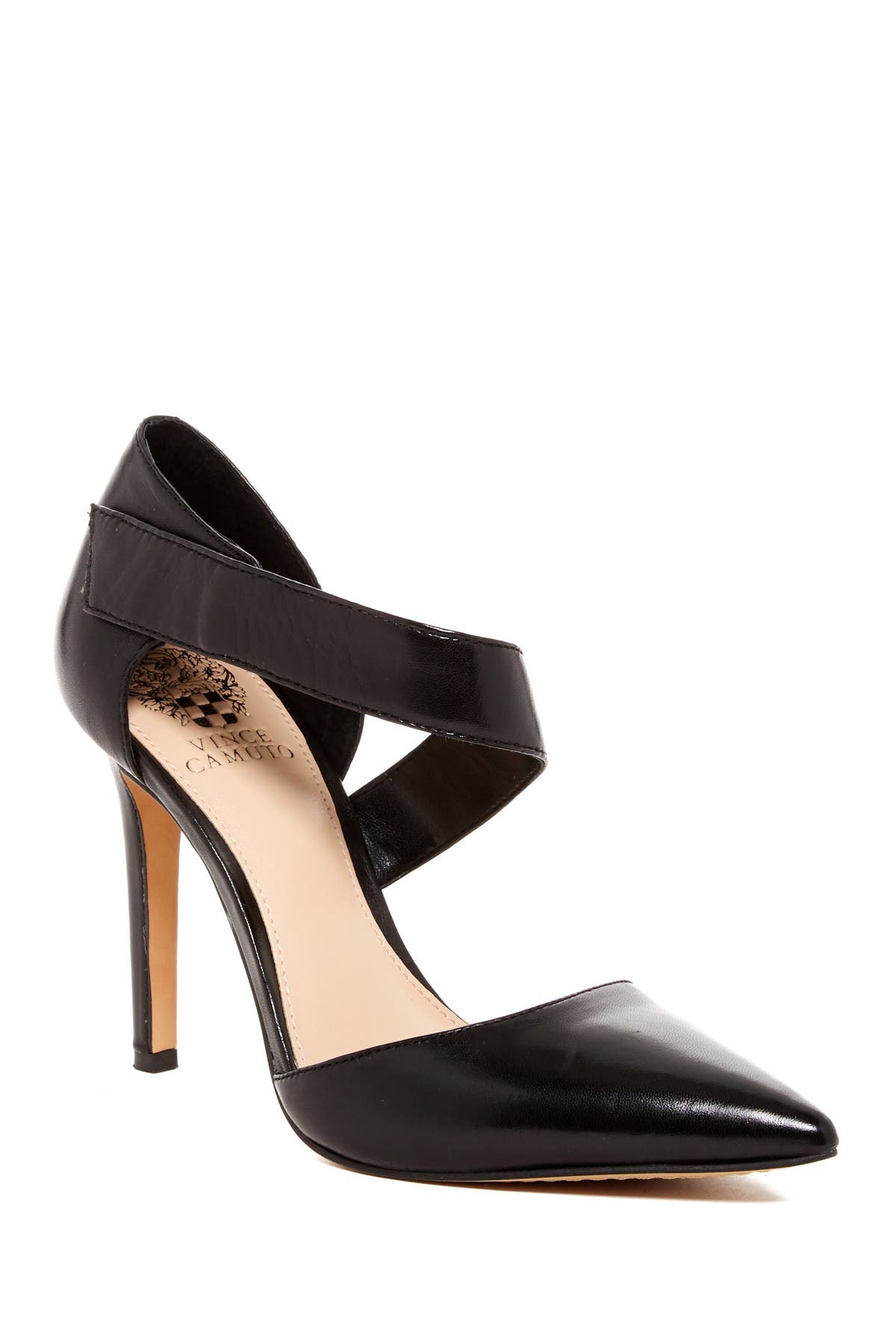 vince camuto leather pointy toe pumps