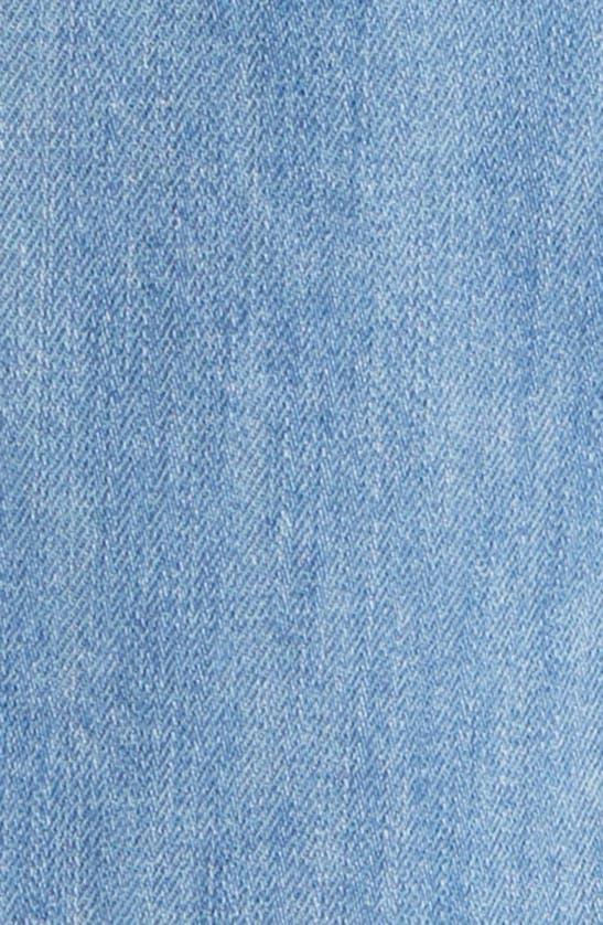 Shop Frame Gillian Puff Sleeve Denim Shirtdress In Bluebird
