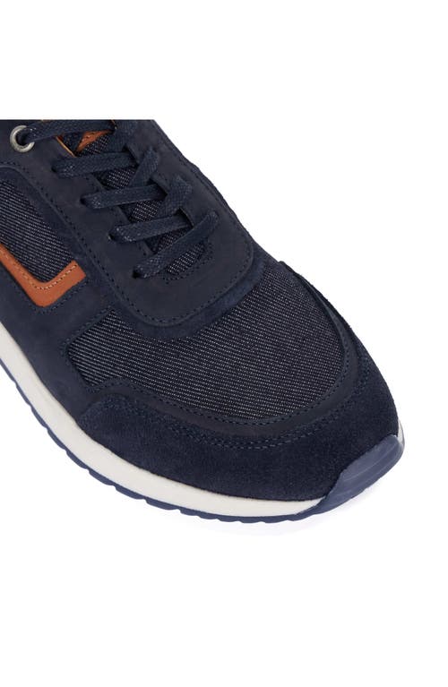 Dune London Toll Sneaker In Navy