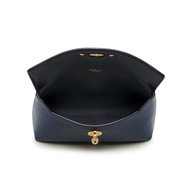 Mulberry Darley Cosmetic Pouch Scg In Bright Navy