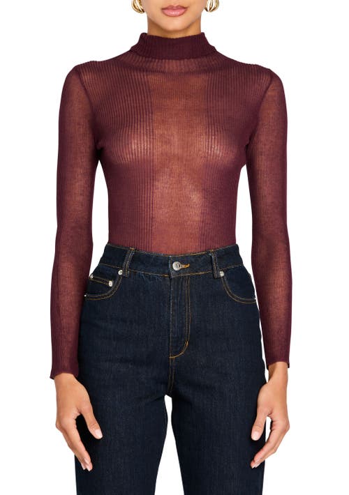 Shop Ser.o.ya Piper Sweater In Merlot