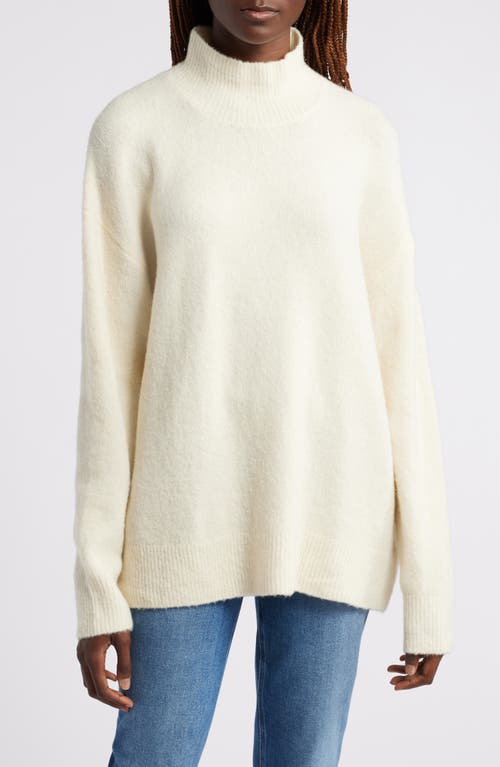 Wyeth Greer Wool & Yak Blend Turtleneck Sweater in Cream 