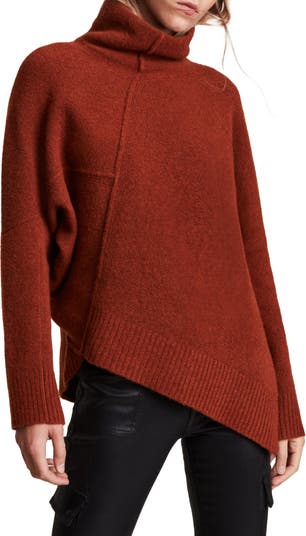 AllSaints Lock Roll Neck Wool Blend Sweater | Nordstrom