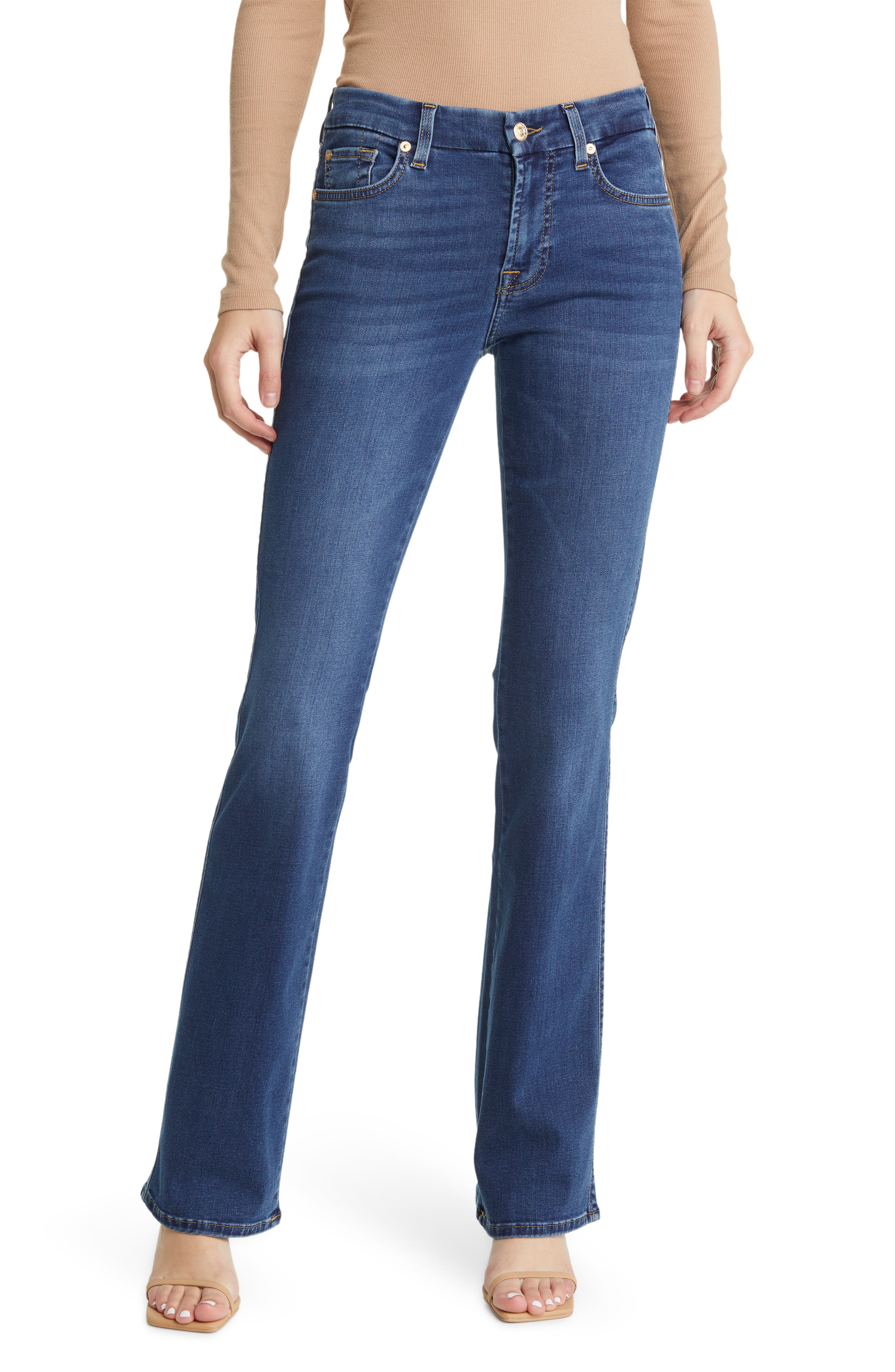 womens stretch jeans boot cut