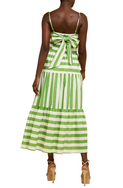 Shop Ciebon Vivienne Maxi Sundress In Green Multi