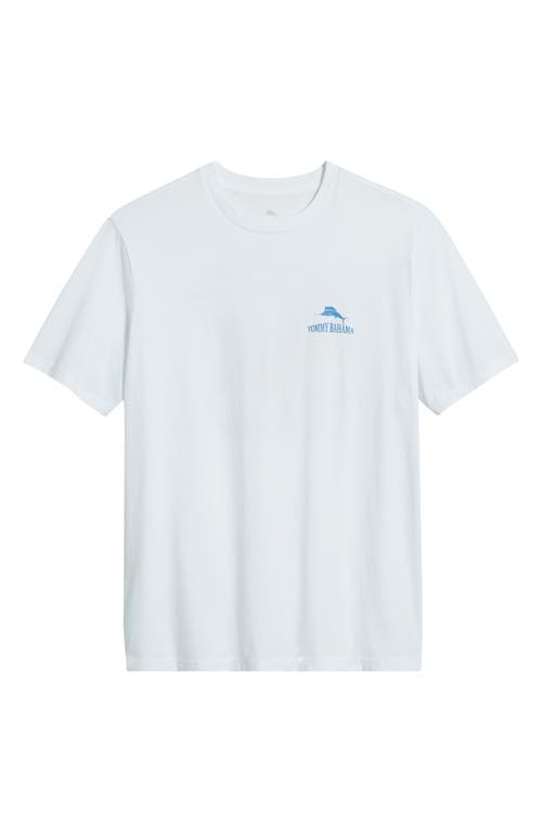 Shop Tommy Bahama Bro Fly Zone Crewneck Graphic T-shirt In White