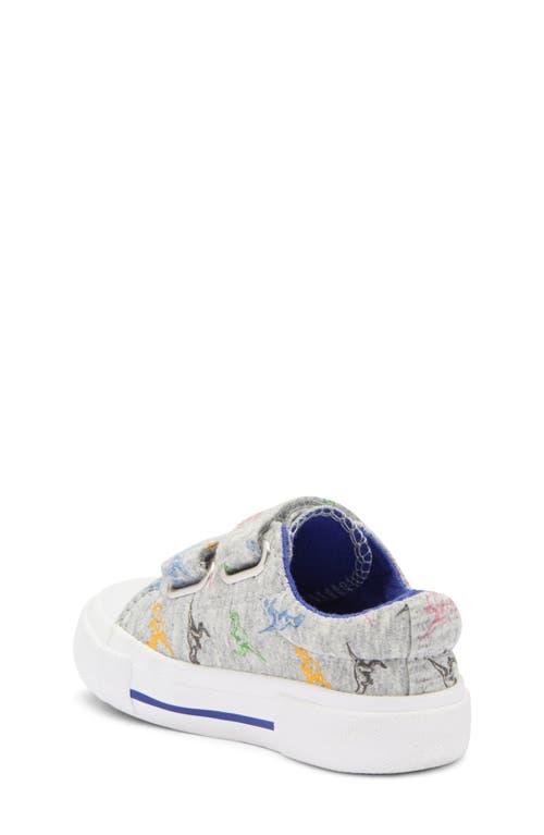 Emma New York Kids' Dino Cap Toe Sneaker In Grey