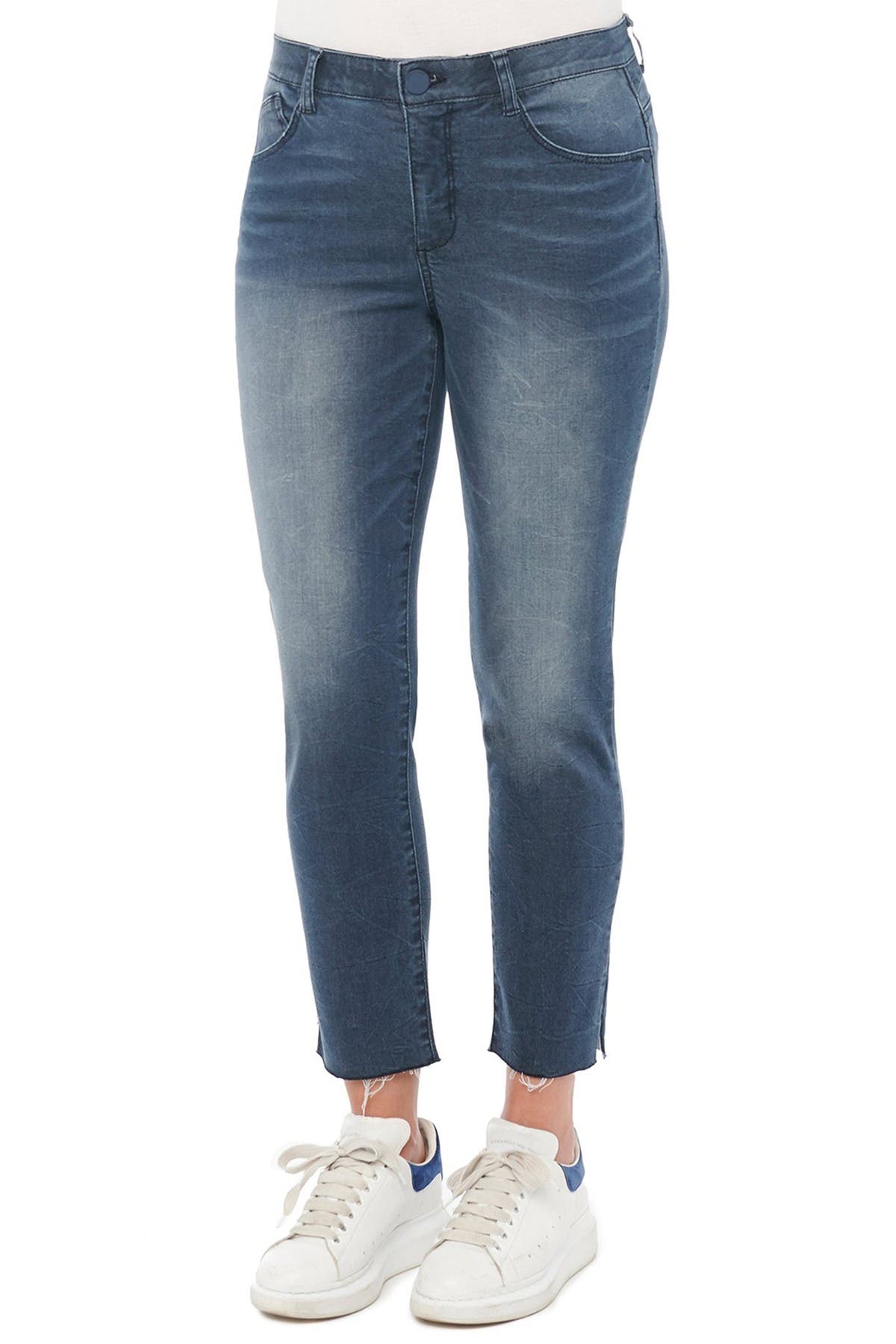 Democracy Ab Solution High Rise Vintage Style Jeans In Dark Blue4