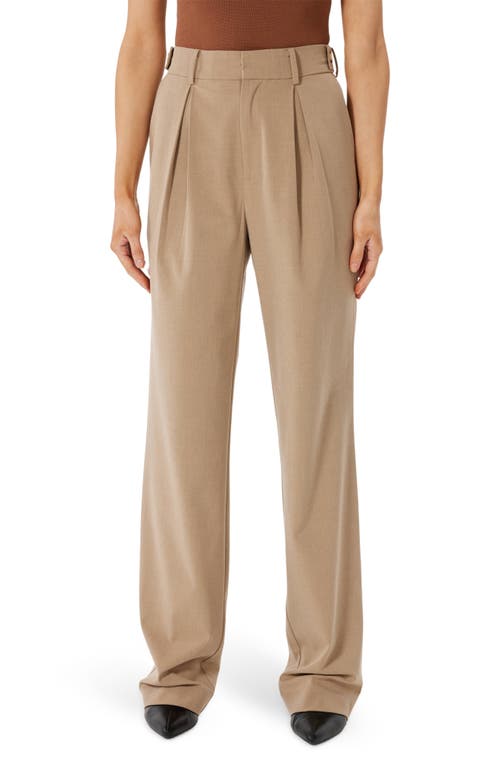 Sophie Rue Lexington Pleated Pants in Camel at Nordstrom, Size Large