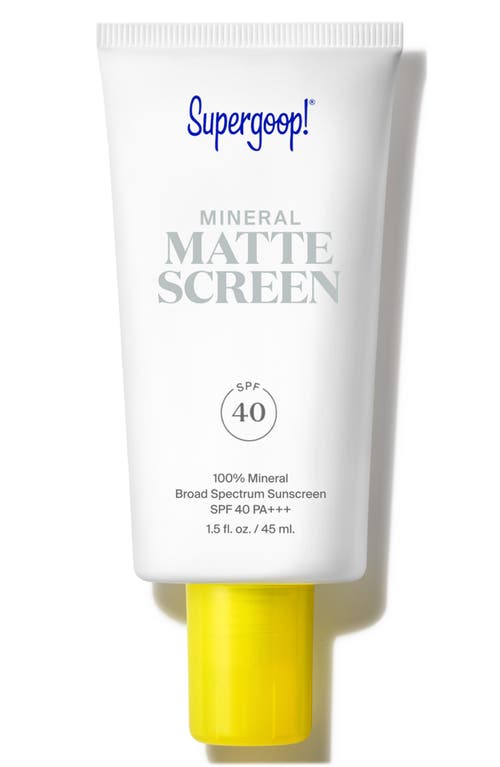 Supergoop!® Mineral Mattescreen SPF 40 PA+++ Sunscreen