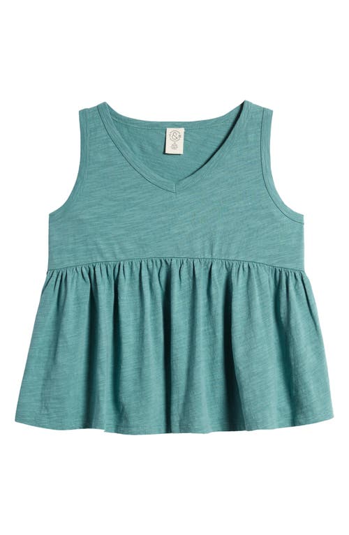 Treasure & Bond Kids' Cotton Peplum Tank Top at