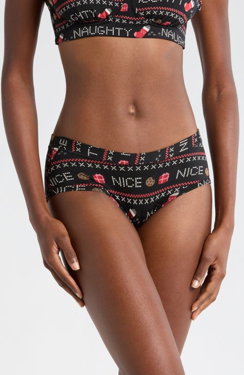 MeUndies FeelFree Hipster Briefs in Naughty Or Nice 