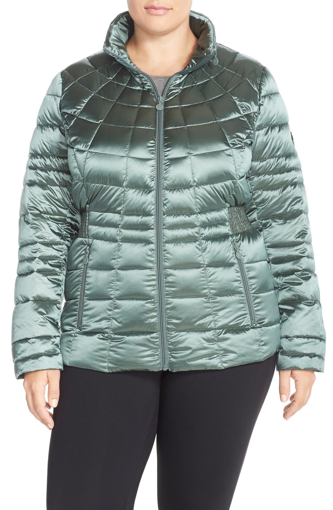 Bernardo Packable Reversible Down & PrimaLoft® Fill Jacket (Plus Size