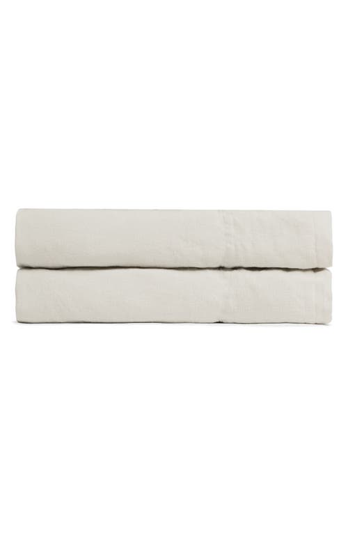 Parachute Linen Fitted Sheet in Bone at Nordstrom