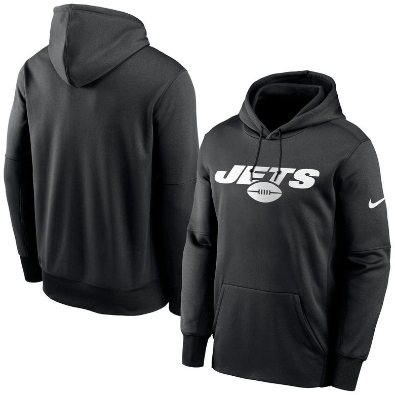 Nike Men's New York Jets 2023 Volt Black Pullover Hoodie