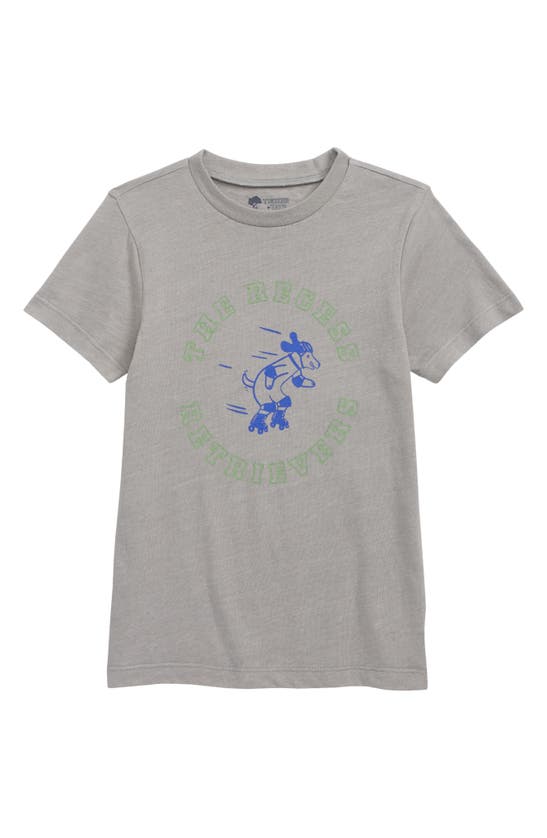 Tucker + Tate Kids' Graphic Tee In Grey Alloy Heather Recess Dog