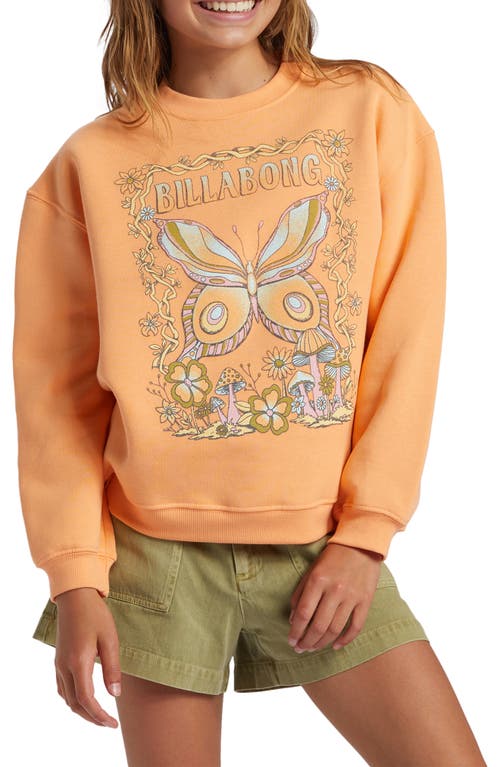 Billabong Kids' Nature Trail Graphic Sweatshirt Tangy Peach at Nordstrom