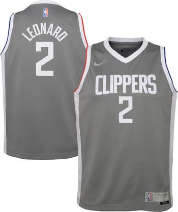 Lids Kawhi Leonard LA Clippers Nike Youth Name & Number Performance T-Shirt  - White